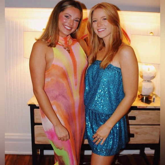 Sofia Made In Italy Sequin Dress - Picture 3 of 3